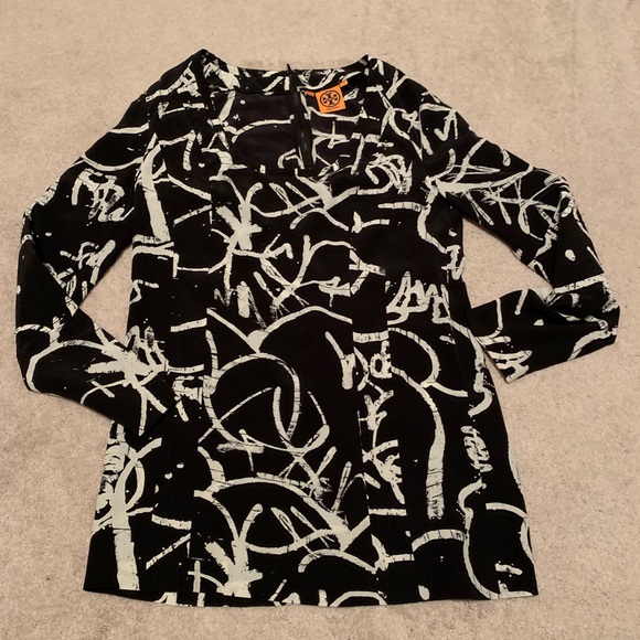 Tory Burch Tops - Tory Burch Abstract Silk Tunic/Dress